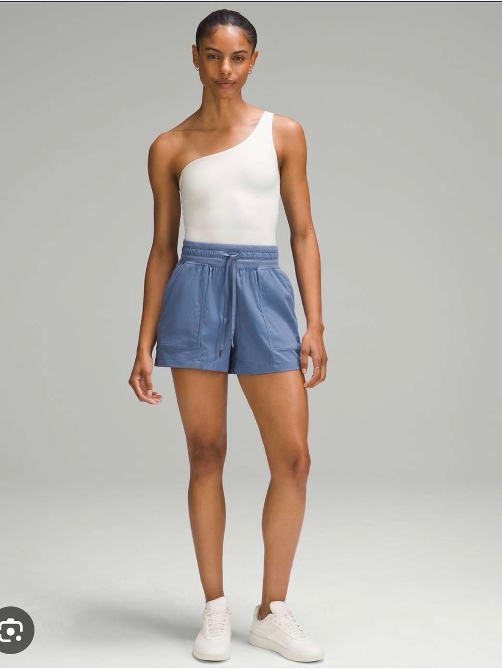 lululemon athletica Slate Blue Oneida Athletic Shorts